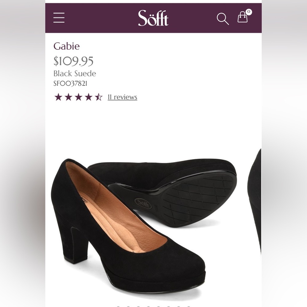 COPY - Sofft Gabie Pumps Sz 8